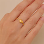 Anel Dourado de Falange Coração Auryn - Minha loja