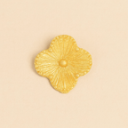 Brinco Dourado de Flor Auryn - Minha loja