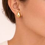 Brinco Dourado Gota Auryn - Minha loja