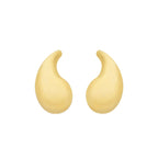 Brinco Dourado Gota Curvada Média Auryn - Minha loja
