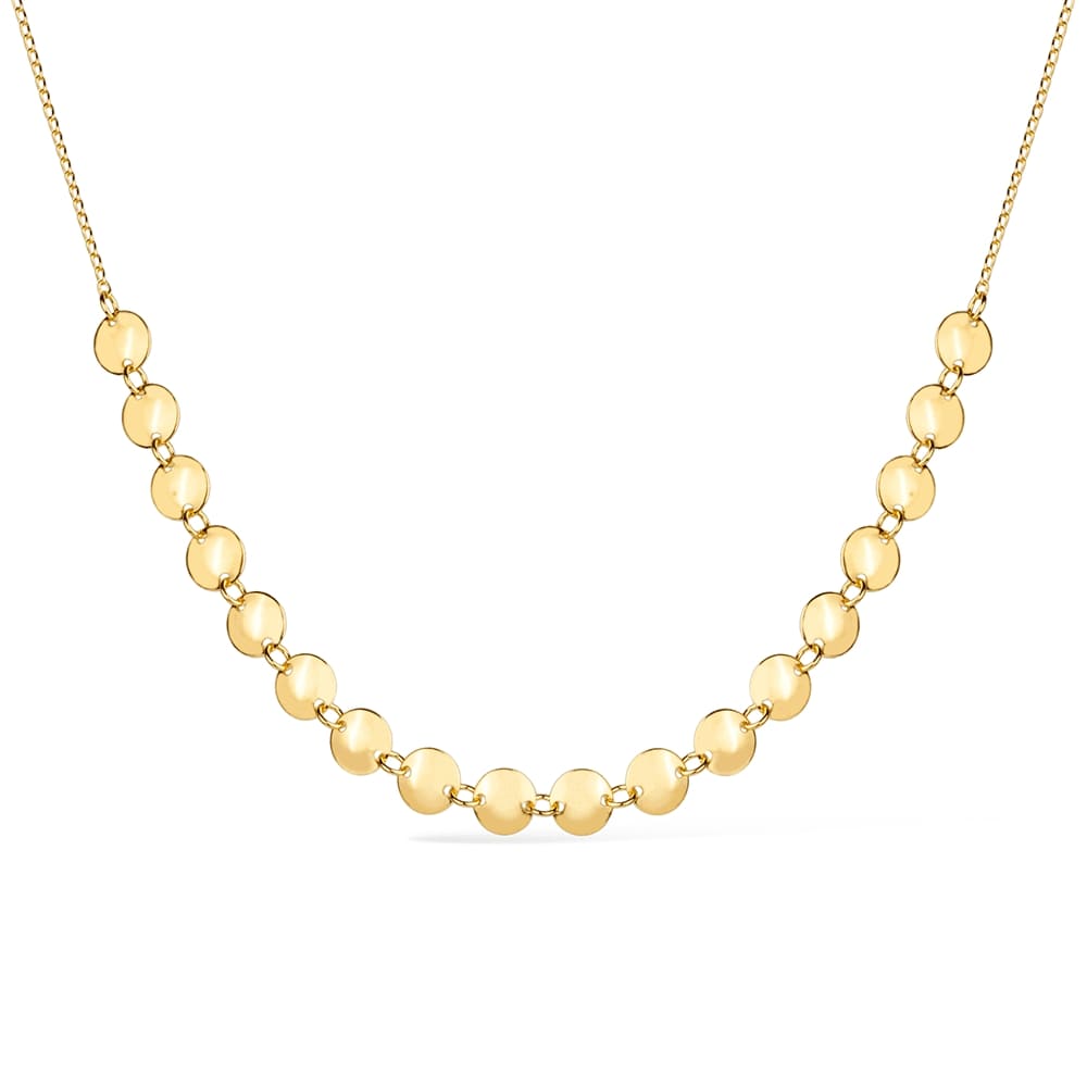 Chocker Dourada Esferas com Extensor Aurin - Minha loja