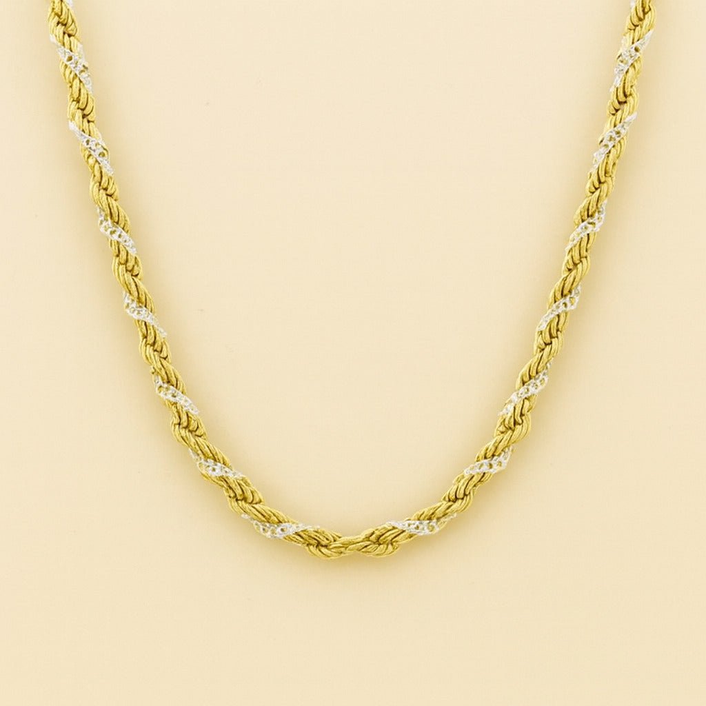 Colar Baiano Dourado e Prateado Auryn - Minha loja