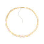 Colar Dourado Chocker de Seta Auryn - Minha loja