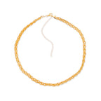 Colar Dourado Chocker Trançada Auryn - Minha loja