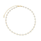 Colar Dourado com Trevos Brancos Auryn - Minha loja