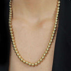 Colar Dourado de Bolas Médias Auryn - Minha loja