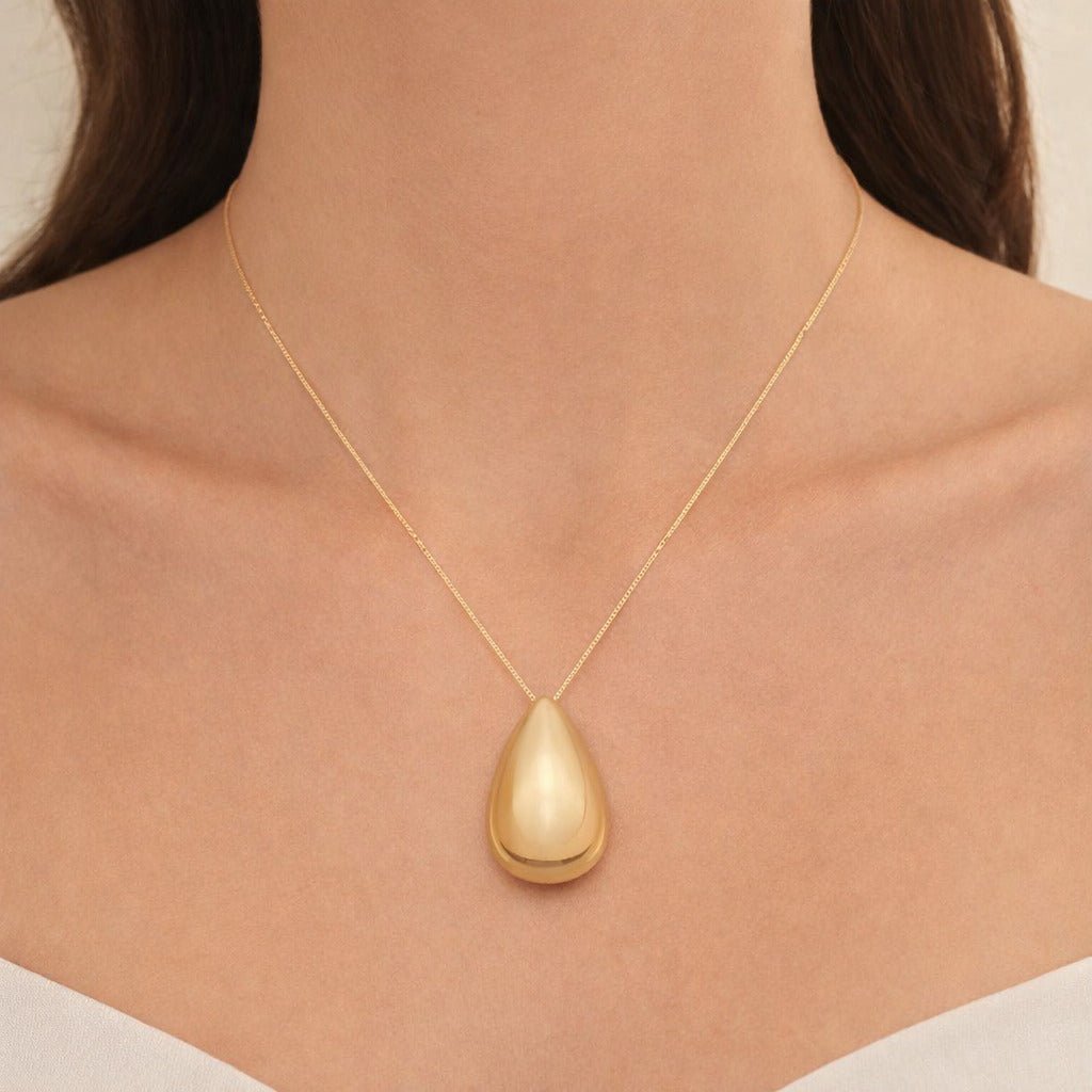 Colar Dourado de Gota Auryn - Minha loja