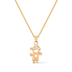 Colar Dourado Filho com Zircônia Auryn - Minha loja