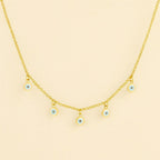 Colar Dourado Olho Grego Auryn - Minha loja