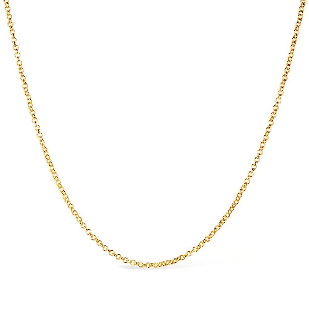 Colar feminino Ayren dourado com zircônia ponto de luz elegante