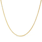 Colar feminino Ayren dourado com zircônia ponto de luz elegante