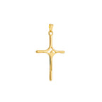 Pingente Dourado Crucifixo Auryn - Minha loja