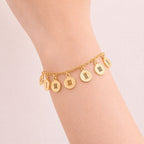 Pulseira Dourada 10 Dez Mandamentos Auryn - Minha loja