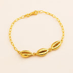 Pulseira Dourada de Búzios Auryn - Minha loja
