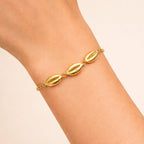 Pulseira Dourada de Búzios Auryn - Minha loja