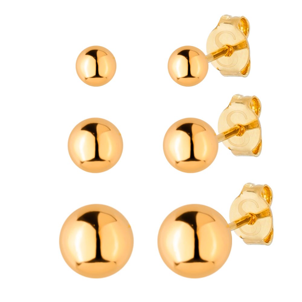 Trio Dourado de Bolinhas Auryn - Minha loja