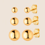 Trio Dourado de Bolinhas Auryn - Minha loja