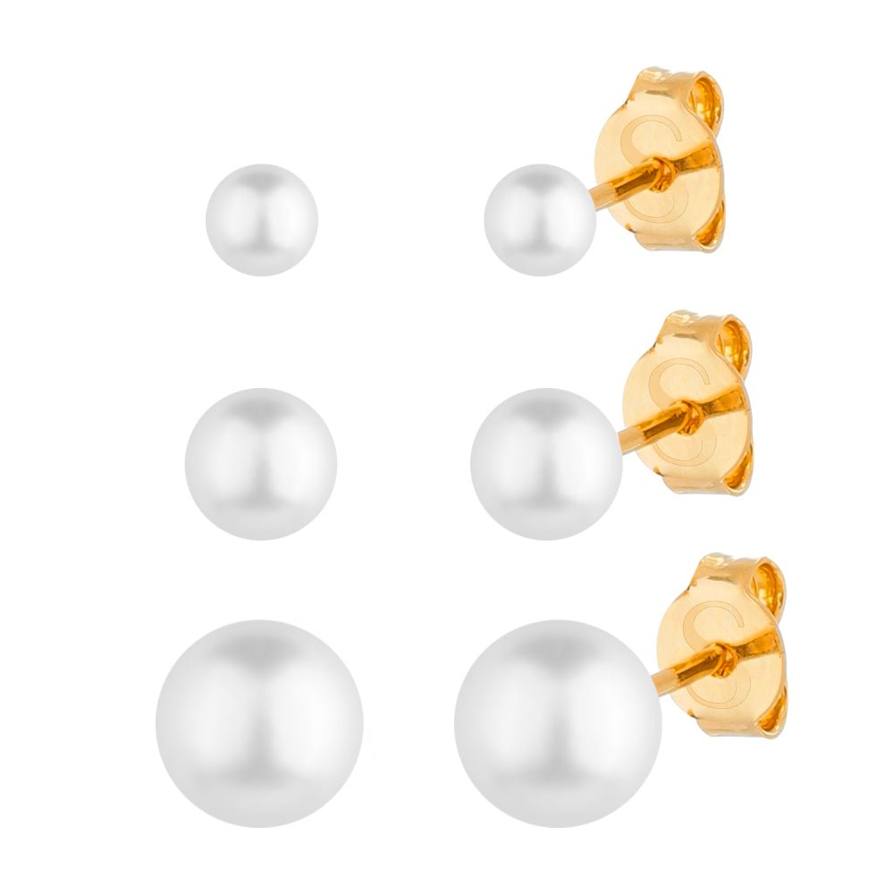 Trio Dourado de Pérolas Auryn - Minha loja